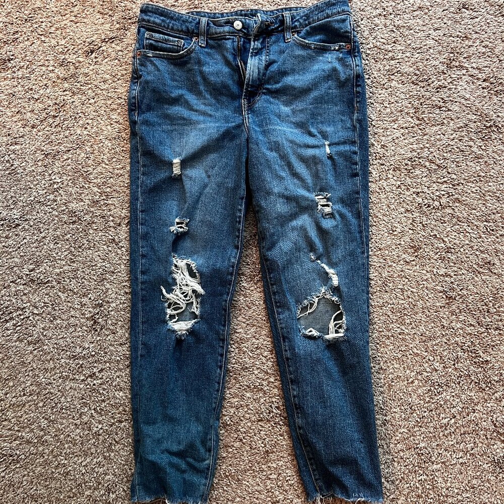 O.G. Straight Secret Smooth Pocket Ankle Jeans